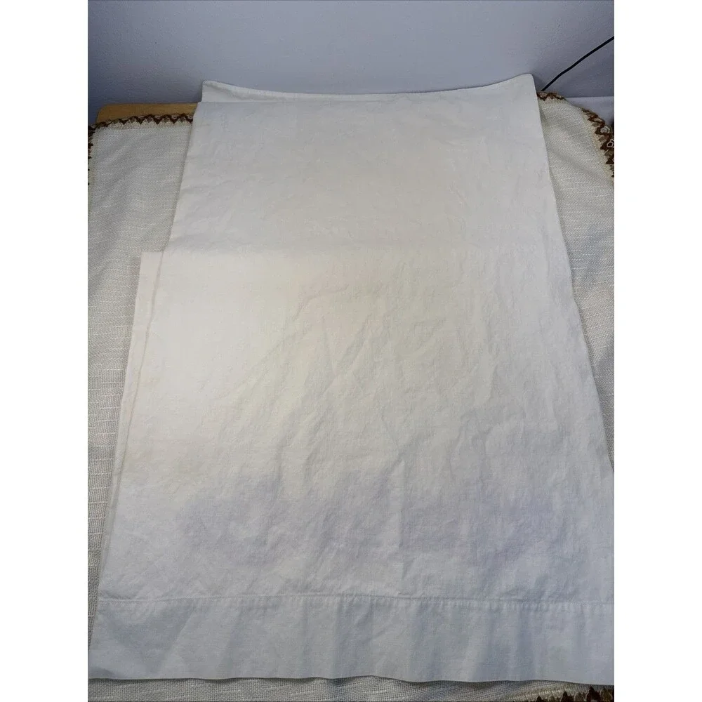 Cross Stitch Floral Pillowcases Set 2 Embroidered Vintage Flowers Read